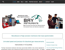 Tablet Screenshot of bayinstruments.com